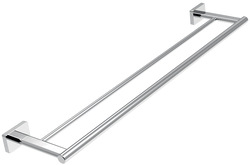 Novaservis Greta Dvojitý Držák na ručníky bez vrtání 600 mm chrom