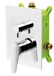 Novaservis IRIS New Podomítková baterie s boxem 2 vývody