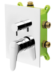 Novaservis IRIS New Podomítková baterie s boxem 3 vývody