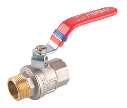 Novaservis Kulový plnoprůtočný kohout, 30 bar, páka ŠM, F-Power