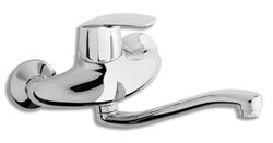 Novaservis Metalia 56 Dřezová baterie 150mm eko kartuše chrom 56070,0