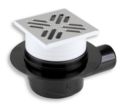 Novaservis Podlahová vpust boční 50 nerez