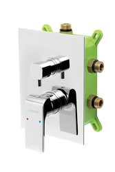 Novaservis Podomítková baterie s boxem 3 vývody, SHARP