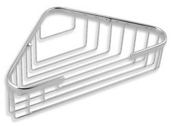 Novaservis Rohová koupelnová polička velká hluboká chrom - 6079,0