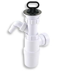 Novaservis Sifon dřezový s pračkovým vývodem, DN40, plast