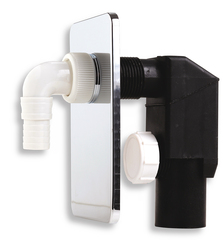 Novaservis Sifon pračkový 40mm podomítkový chrom