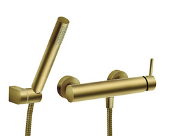 Novaservis Sprchová baterie SET s ruční sprchou Ciriculus, kartáčované zlato - BCK77BG