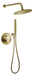 Náhled obrázku: Novaservis Sprchový set podomítkový Ciriculus, kartáčované zlato - BCK7PBG-SET1-S 