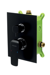 Novaservis Tina Podomítková baterie s boxem 2 vývody černá