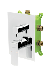 Novaservis Tina Podomítková baterie s boxem 3 vývody chrom