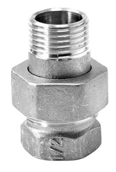 Novaservis Topenářské šroubení s plochým těsněním, niklované (fitinky profi)