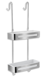 Novaservis Yacore Dvojitá závěsná polička do sprchy 65575,4