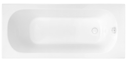 Obdélníková vana SAT Mika Plus 160x70 cm, akrylát - SATMIKA1600PLUS