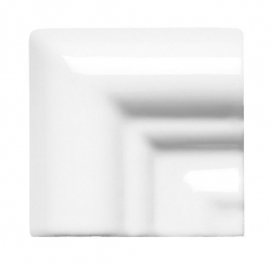 Náhled obrázku: Obklad Adex NERI Angulo Marco Moldura Italiana PB Blanco Z, (ADP45) 