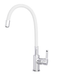 Náhled obrázku: Olsen-Spa Flexy-33 Dřezová stojánková baterie s flexi ramenem bílá 