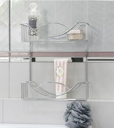 Olsen-Spa Koupelnová drátěná polička 29,5×12,5×33,5 cm