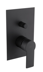 Podomítková baterie s přepínačem SAT B-Way, černá matná