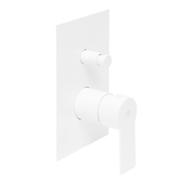 Podomítková baterie SAT B-Way 2 výstupy bílá matná SATBSBW215B