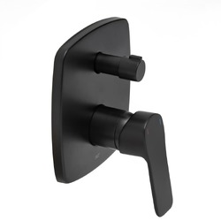 Podomítková baterie SAT Cube Way 2 výstupy černá matná CU215C