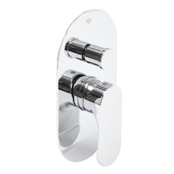 Podomítková baterie SAT Fusion 2 výstupy chrom SATBSFU215CP