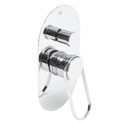 Podomítková baterie SAT Fusion 2 výstupy chrom SATBSFU215KPN