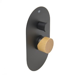 Podomítková baterie SAT Fusion 2 výstupy páka světlé dřevo SATBSFU215DSC