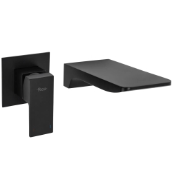 Podomítková umyvadlová baterie REA MASON černá - REA-B0690