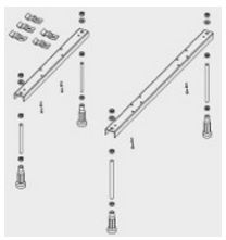 Náhled obrázku: Podpěry pro vany Riho 12 