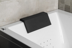 Polysan BRENTO Vanový podhlavník do vany, antracit - 250501