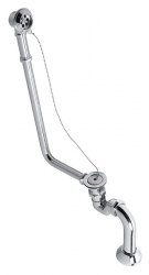 Polysan CHARLESTON vanová souprava pro vnější instalaci, řetízek, včetně sifonu, chrom