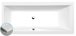 Polysan CLEO SLIM Obdélníková vana 170x75x48cm