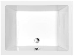 Polysan Deep Hluboká sprchová vanička 100x75x26cm včetně nožiček