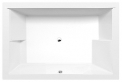Náhled obrázku: Polysan Dupla Obdélníková vana pro dva s konstrukcí 180x120x54cm 