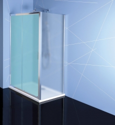 Polysan EASY LINE boční stěna 700mm, sklo BRICK