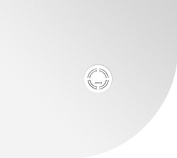 Polysan Flexia Sprchová vanička asymetrická 90x80x2,5cm možnost úpravy rozměru, R550, levá