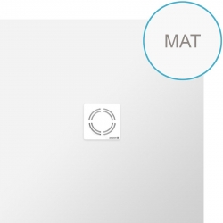 Polysan Flexia Sprchová vanička čtvercová 100x100x3cm možnost úpravy rozměru  bílá mat - 71552MAT