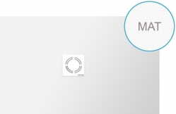 Polysan Flexia Vanička z litého mramoru 130x80x3cm možnost úpravy rozměru bílá mat - 72899MAT