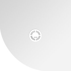 Polysan Flexia Vanička z litého mramoru čtvrtkruhová 80x80x2,5cm možnost úpravy rozměru, R550