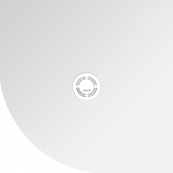 Polysan Flexia Vanička z litého mramoru čtvrtkruhová 90x90x2,5cm možnost úpravy rozměru, R550