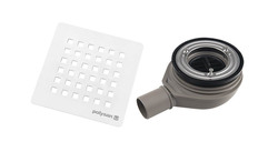 Polysan FLEXIA vaničkový sifon, průměr 90mm, DN40, krytka bílá