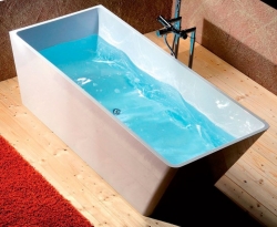 Polysan Herhis Volně stojící vana litý mramor 170x72 cm