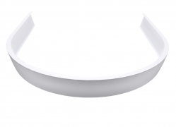 Polysan ISA 90 čelní panel, bílá