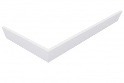 Polysan KARIA, VARESA 100x80 rohový panel, výška 11 cm, pravý