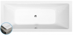 Polysan KRYSTA SLIM Obdélníková vana 180x70x39cm