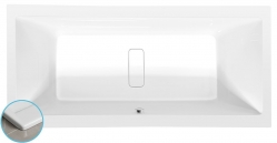 Náhled obrázku: Polysan Marlene Slim Obdélníková vana 200x90x48cm 