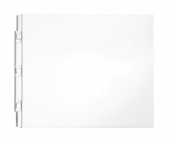 Polysan PLAIN 90, panel boční, 90x59cm, bílá