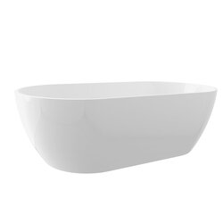 Polysan Reduta Volně stojící vana 170x80 cm, litý mramor