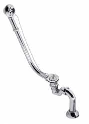 Polysan RETRO vanová souprava pro vnější instalaci, řetízek, včetně sifonu, chrom