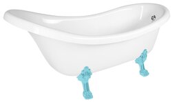 Polysan RETRO volně stojící vana 174,5x82x80,5cm, bílá - 72685