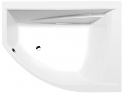 Polysan TANDEM R Asymetrická vana pro dva 170x130x50cm